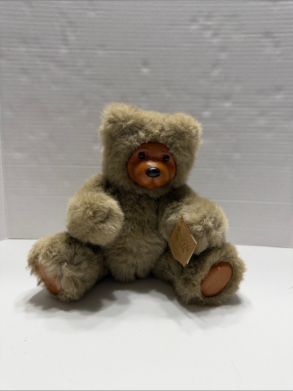 Vintage Robert Raikes Plush Brown Teddy Bear “Cookie”